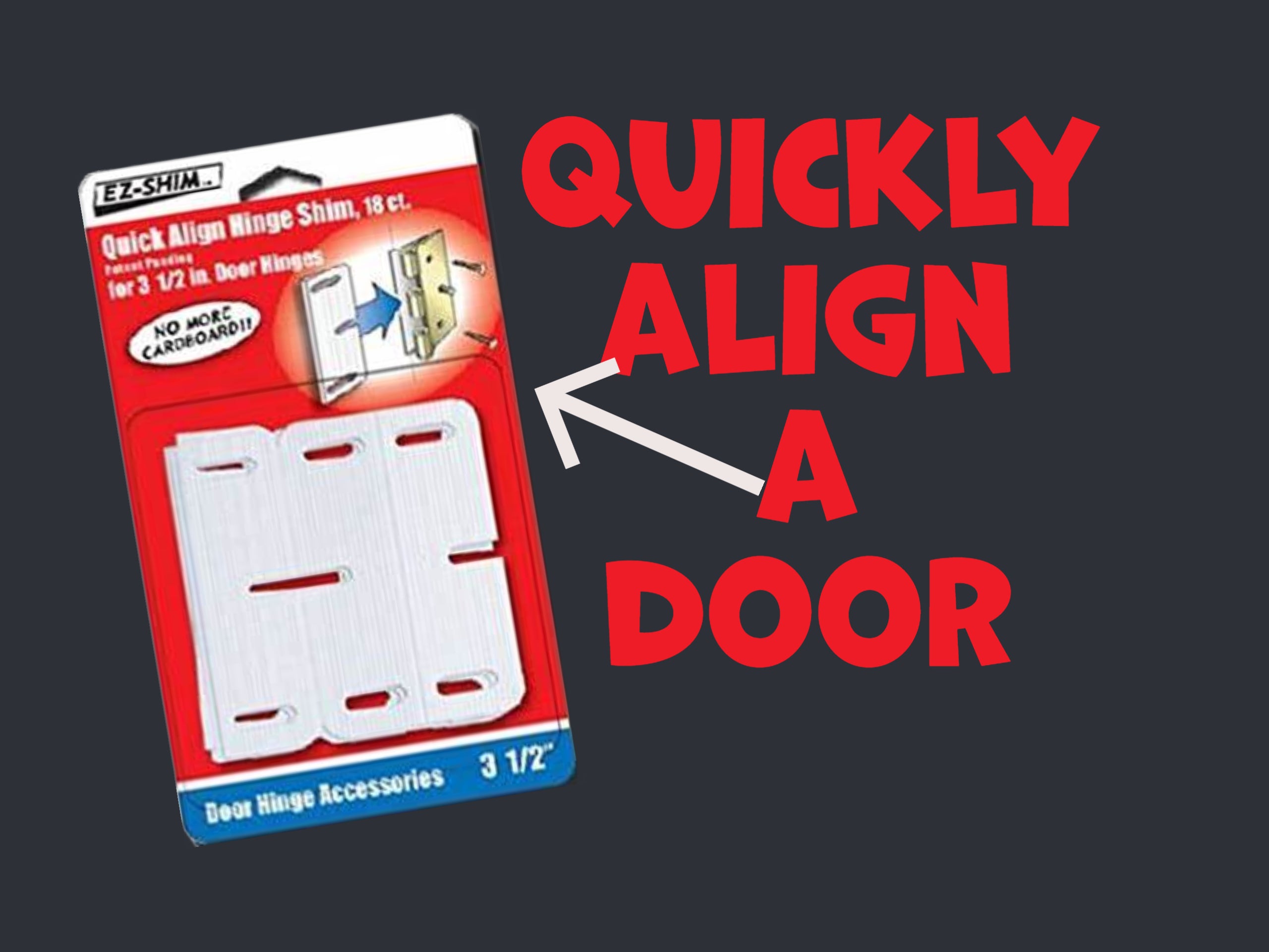 Fix Stripped Holes in Wood with E-Z Shim