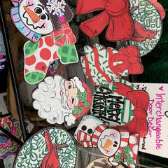 DK DESIGNS INTERCHANGEABLE DOOR DECOR