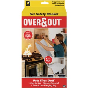 Over & Out Fire Safety Blanket