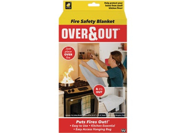 Over & Out Fire Safety Blanket