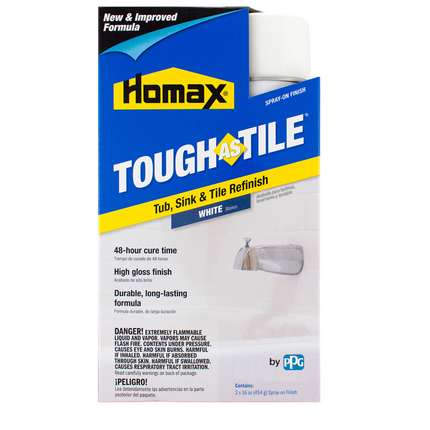 Homax White Tub, Sink & Tile Finish, 26 oz.